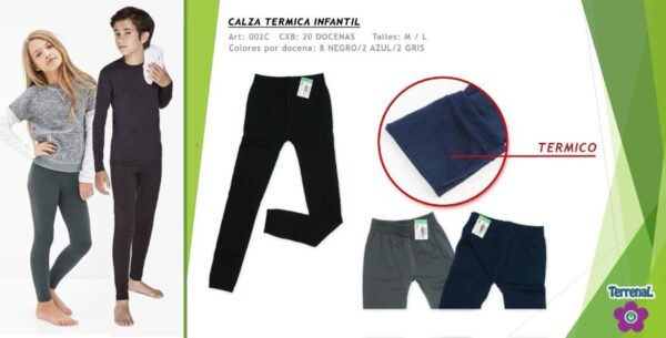 CALZA TERMICA NIÑOS ART.2C