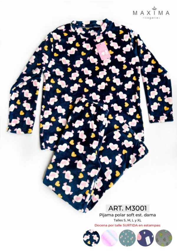 PIJAMA POLAR SOFT ART.MX3001