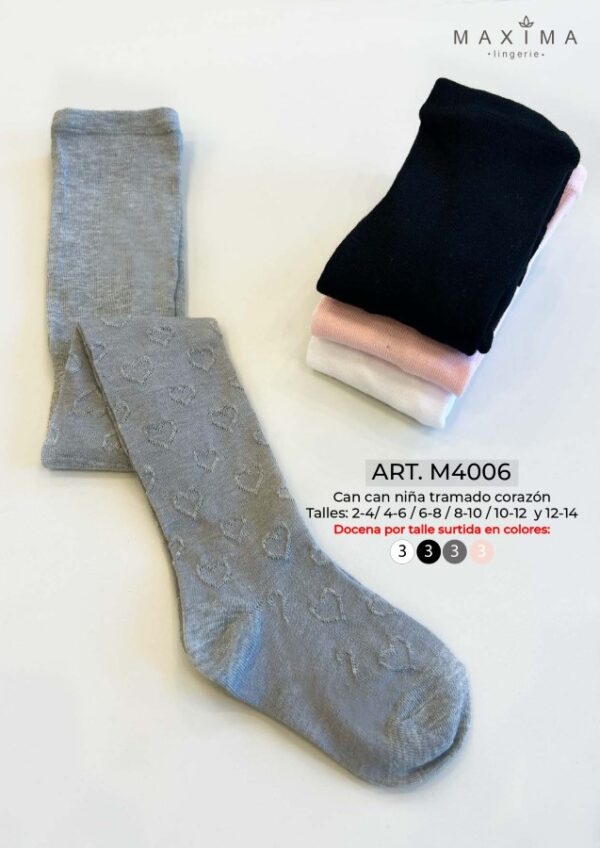 CAN CAN TRAMADO CORAZONES ART.MX4006