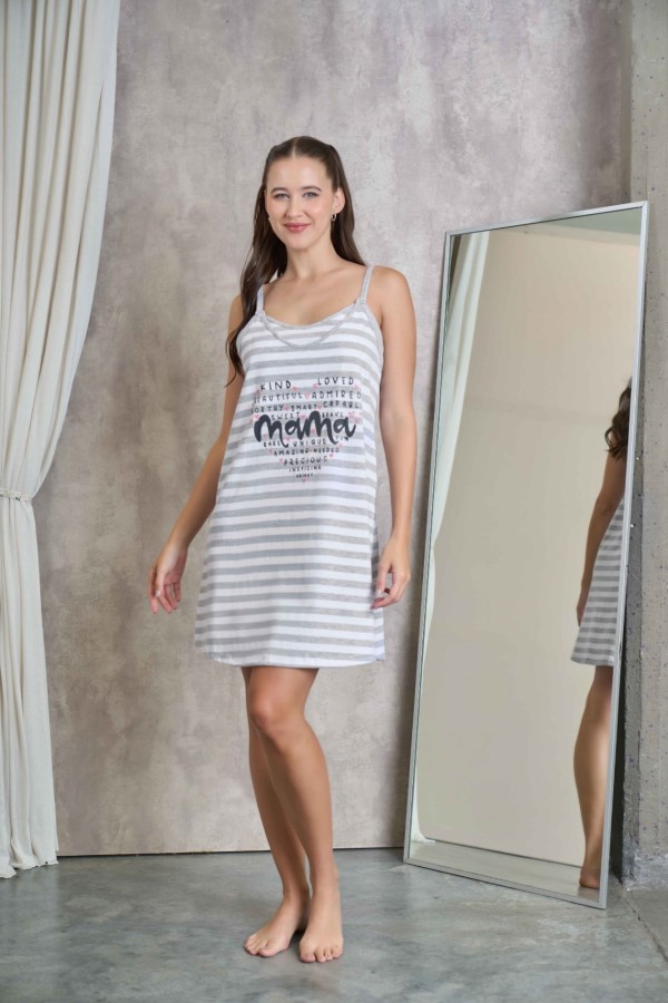 25250-LX-GRIS-1.jpeg CAMISON MATERNAL ART.LX25250 - Imagen 1