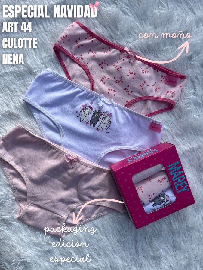 44MY-1.jpeg PACK X3 CULOTTE NENA NAVIDAD ART.MY44 - Imagen 1