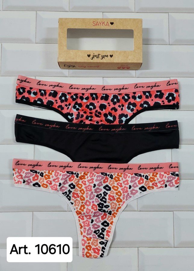 10610 SAYKA PACK X3 COLALESS ART.SA10610 - Image 1