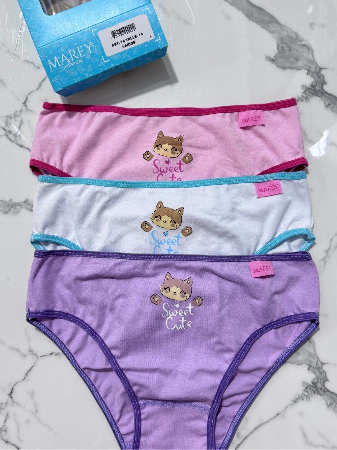 my76 PACK X3 BOMBACHAS ESTAMPADO.NENA ART.MY76 - Image 1