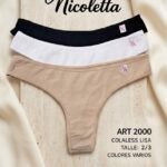 PACK X3 LESS ALG Y LYCRA LISA ART.NI2000