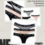 PACK X3 LESS ALG Y LYCRA CON ELASTICO PERSON ART.NI2600