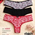 PACK X3 CULOTTE LESS ALG Y LYCRA ESTAMPADDO ART.NI4500