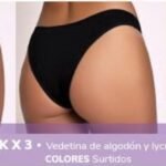 PACK X3 VEDETINA ALGODON Y LYC ART.SL752